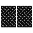 thumbnail image 1 of 2 Pcs Pioneer Flower Floral Print Pattern Kitchen Towels, Funny Microfiber Dish Towel Set, 18" X 26" Tea Towels, 1 of 6