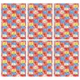 thumbnail image 1 of 2 Pcs Pioneer Flower Floral Print Pattern Kitchen Towels, Funny Microfiber Dish Towel Set, 18" X 26" Tea Towels, 1 of 6