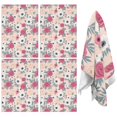 thumbnail image 1 of 2 Pcs Pioneer Flower Floral Print Pattern Kitchen Towels, Funny Microfiber Dish Towel Set, 18" X 26" Tea Towels, 1 of 6