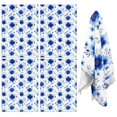 thumbnail image 1 of 4 Pcs Pioneer Flower Floral Print Pattern Kitchen Towels, Funny Microfiber Dish Towel Set, 18" X 26" Tea Towels, 1 of 6