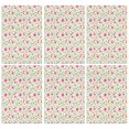 thumbnail image 1 of 2 Pcs Pioneer Flower Floral Print Pattern Kitchen Towels, Funny Microfiber Dish Towel Set, 18" X 26" Tea Towels, 1 of 6