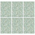 thumbnail image 1 of 2 Pcs Pioneer Flower Floral Print Pattern Kitchen Towels, Funny Microfiber Dish Towel Set, 18" X 26" Tea Towels, 1 of 6