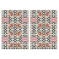 thumbnail image 1 of 2 Pcs Pioneer Flower Floral Print Pattern Kitchen Towels, Funny Microfiber Dish Towel Set, 18" X 26" Tea Towels, 1 of 6
