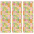 thumbnail image 1 of 2 Pcs Pioneer Flower Floral Print Pattern Kitchen Towels, Funny Microfiber Dish Towel Set, 18" X 26" Tea Towels, 1 of 6