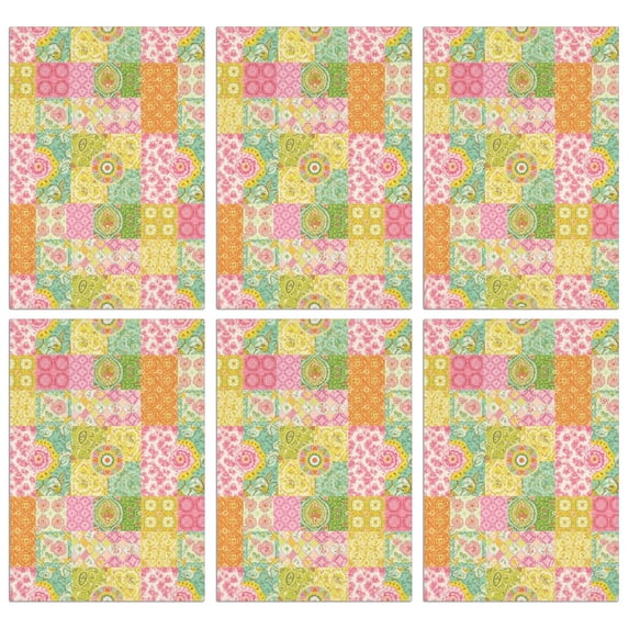 2 Pcs Pioneer Flower Floral Print Pattern Kitchen Towels, Funny Microfiber Dish Towel Set, 18" X 26" Tea Towels