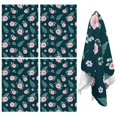 thumbnail image 1 of 2 Pcs Pioneer Flower Floral Print Pattern Kitchen Towels, Funny Microfiber Dish Towel Set, 18" X 26" Tea Towels, 1 of 6