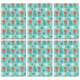 thumbnail image 1 of 2 Pcs Pioneer Flower Floral Print Pattern Kitchen Towels, Funny Microfiber Dish Towel Set, 18" X 26" Tea Towels, 1 of 6