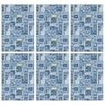thumbnail image 1 of 2 Pcs Pioneer Flower Floral Print Pattern Kitchen Towels, Funny Microfiber Dish Towel Set, 18" X 26" Tea Towels, 1 of 6
