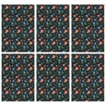 thumbnail image 1 of 2 Pcs Pioneer Flower Floral Print Pattern Kitchen Towels, Funny Microfiber Dish Towel Set, 18" X 26" Tea Towels, 1 of 6