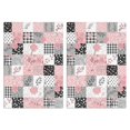 thumbnail image 1 of 2 Pcs Pioneer Flower Floral Print Pattern Kitchen Towels, Funny Microfiber Dish Towel Set, 18" X 26" Tea Towels, 1 of 6