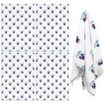 thumbnail image 1 of 4 Pcs Pioneer Flower Floral Print Pattern Kitchen Towels, Funny Microfiber Dish Towel Set, 18" X 26" Tea Towels, 1 of 6