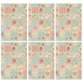 thumbnail image 1 of 2 Pcs Pioneer Flower Floral Print Pattern Kitchen Towels, Funny Microfiber Dish Towel Set, 18" X 26" Tea Towels, 1 of 6