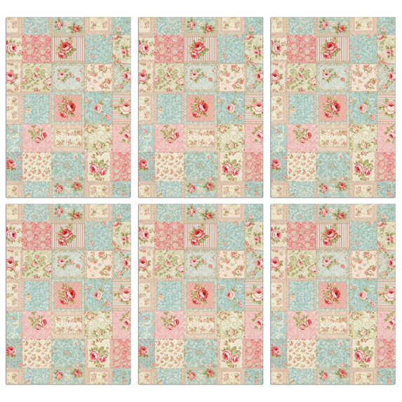 2 Pcs Pioneer Flower Floral Print Pattern Kitchen Towels, Funny Microfiber Dish Towel Set, 18" X 26" Tea Towels