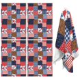 thumbnail image 1 of 2 Pcs Pioneer Flower Floral Print Pattern Kitchen Towels, Funny Microfiber Dish Towel Set, 18" X 26" Tea Towels, 1 of 6