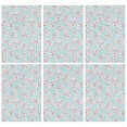 thumbnail image 1 of 2 Pcs Pioneer Flower Floral Print Pattern Kitchen Towels, Funny Microfiber Dish Towel Set, 18" X 26" Tea Towels, 1 of 6