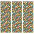 thumbnail image 1 of 2 Pcs Pioneer Flower Floral Print Pattern Kitchen Towels, Funny Microfiber Dish Towel Set, 18" X 26" Tea Towels, 1 of 6