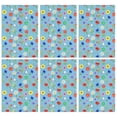 thumbnail image 1 of 2 Pcs Pioneer Flower Floral Print Pattern Kitchen Towels, Funny Microfiber Dish Towel Set, 18" X 26" Tea Towels, 1 of 6