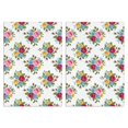 thumbnail image 1 of 2 Pcs Pioneer Flower Floral Print Pattern Kitchen Towels, Funny Microfiber Dish Towel Set, 18" X 26" Tea Towels, 1 of 6