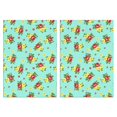 thumbnail image 1 of 2 Pcs Pioneer Flower Floral Print Pattern Kitchen Towels, Funny Microfiber Dish Towel Set, 18" X 26" Tea Towels, 1 of 6