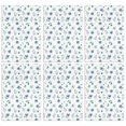 thumbnail image 1 of 2 Pcs Pioneer Flower Floral Print Pattern Kitchen Towels, Funny Microfiber Dish Towel Set, 18" X 26" Tea Towels, 1 of 6