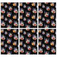 thumbnail image 1 of 2 Pcs Pioneer Flower Floral Print Pattern Kitchen Towels, Funny Microfiber Dish Towel Set, 18" X 26" Tea Towels, 1 of 6