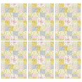 thumbnail image 1 of 2 Pcs Pioneer Flower Floral Print Pattern Kitchen Towels, Funny Microfiber Dish Towel Set, 18" X 26" Tea Towels, 1 of 6