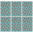 thumbnail image 1 of 2 Pcs Pioneer Flower Floral Print Pattern Kitchen Towels, Funny Microfiber Dish Towel Set, 18" X 26" Tea Towels, 1 of 6