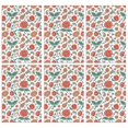thumbnail image 1 of 6 Pcs Pioneer Flower Floral Print Pattern Kitchen Towels, Funny Microfiber Dish Towel Set, 18" X 26" Tea Towels, 1 of 6