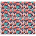 thumbnail image 1 of 2 Pcs Pioneer Flower Floral Print Pattern Kitchen Towels, Funny Microfiber Dish Towel Set, 18" X 26" Tea Towels, 1 of 6