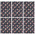 thumbnail image 1 of 2 Pcs Pioneer Flower Floral Print Pattern Kitchen Towels, Funny Microfiber Dish Towel Set, 18" X 26" Tea Towels, 1 of 6