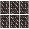 thumbnail image 1 of 2 Pcs Pioneer Flower Floral Print Pattern Kitchen Towels, Funny Microfiber Dish Towel Set, 18" X 26" Tea Towels, 1 of 6