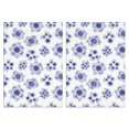 thumbnail image 1 of 2 Pcs Pioneer Flower Floral Print Pattern Kitchen Towels, Funny Microfiber Dish Towel Set, 18" X 26" Tea Towels, 1 of 6