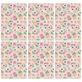 thumbnail image 1 of 2 Pcs Pioneer Flower Floral Print Pattern Kitchen Towels, Funny Microfiber Dish Towel Set, 18" X 26" Tea Towels, 1 of 6