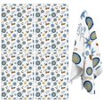 thumbnail image 1 of 2 Pcs Pioneer Flower Floral Print Pattern Kitchen Towels, Funny Microfiber Dish Towel Set, 18" X 26" Tea Towels, 1 of 6