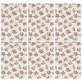thumbnail image 1 of 2 Pcs Pioneer Flower Floral Print Pattern Kitchen Towels, Funny Microfiber Dish Towel Set, 18" X 26" Tea Towels, 1 of 6