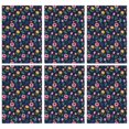 thumbnail image 1 of 2 Pcs Pioneer Flower Floral Print Pattern Kitchen Towels, Funny Microfiber Dish Towel Set, 18" X 26" Tea Towels, 1 of 6