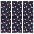 thumbnail image 1 of 2 Pcs Pioneer Flower Floral Print Pattern Kitchen Towels, Funny Microfiber Dish Towel Set, 18" X 26" Tea Towels, 1 of 6