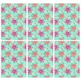 thumbnail image 1 of 2 Pcs Pioneer Flower Floral Print Pattern Kitchen Towels, Funny Microfiber Dish Towel Set, 18" X 26" Tea Towels, 1 of 6