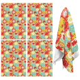 thumbnail image 1 of 2 Pcs Pioneer Flower Floral Print Pattern Kitchen Towels, Funny Microfiber Dish Towel Set, 18" X 26" Tea Towels, 1 of 6