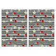 thumbnail image 1 of 2 Pcs Pioneer Flower Floral Print Pattern Kitchen Towels, Funny Microfiber Dish Towel Set, 18" X 26" Tea Towels, 1 of 6