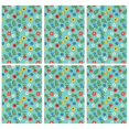 thumbnail image 1 of 2 Pcs Pioneer Flower Floral Print Pattern Kitchen Towels, Funny Microfiber Dish Towel Set, 18" X 26" Tea Towels, 1 of 6