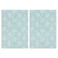 thumbnail image 1 of 2 Pcs Pioneer Flower Floral Print Pattern Kitchen Towels, Funny Microfiber Dish Towel Set, 18" X 26" Tea Towels, 1 of 6