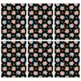 thumbnail image 1 of 2 Pcs Pioneer Flower Floral Print Pattern Kitchen Towels, Funny Microfiber Dish Towel Set, 18" X 26" Tea Towels, 1 of 6