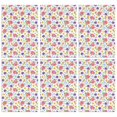 thumbnail image 1 of 2 Pcs Pioneer Flower Floral Print Pattern Kitchen Towels, Funny Microfiber Dish Towel Set, 18" X 26" Tea Towels, 1 of 6