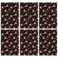 thumbnail image 1 of 6 Pcs Pioneer Flower Floral Print Pattern Kitchen Towels, Funny Microfiber Dish Towel Set, 18" X 26" Tea Towels, 1 of 6