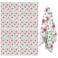 thumbnail image 1 of 2 Pcs Pioneer Flower Floral Print Pattern Kitchen Towels, Funny Microfiber Dish Towel Set, 18" X 26" Tea Towels, 1 of 6