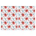 thumbnail image 1 of 2 Pcs Pioneer Flower Floral Print Pattern Kitchen Towels, Funny Microfiber Dish Towel Set, 18" X 26" Tea Towels, 1 of 6
