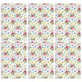 thumbnail image 1 of 2 Pcs Pioneer Flower Floral Print Pattern Kitchen Towels, Funny Microfiber Dish Towel Set, 18" X 26" Tea Towels, 1 of 6