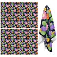 thumbnail image 1 of 2 Pcs Pioneer Flower Floral Print Pattern Kitchen Towels, Funny Microfiber Dish Towel Set, 18" X 26" Tea Towels, 1 of 6