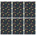thumbnail image 1 of 2 Pcs Pioneer Flower Floral Print Pattern Kitchen Towels, Funny Microfiber Dish Towel Set, 18" X 26" Tea Towels, 1 of 6